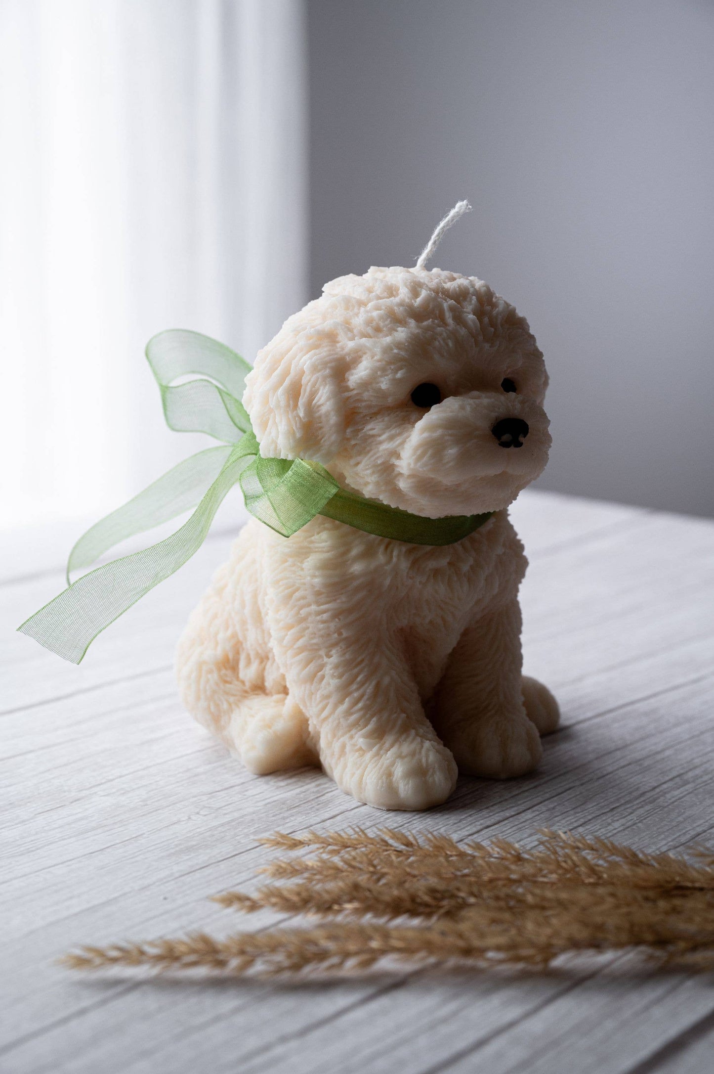 Dog Candle, Aesthetic Room Decor, Doggy Candle, Custom Scent - Vanilla