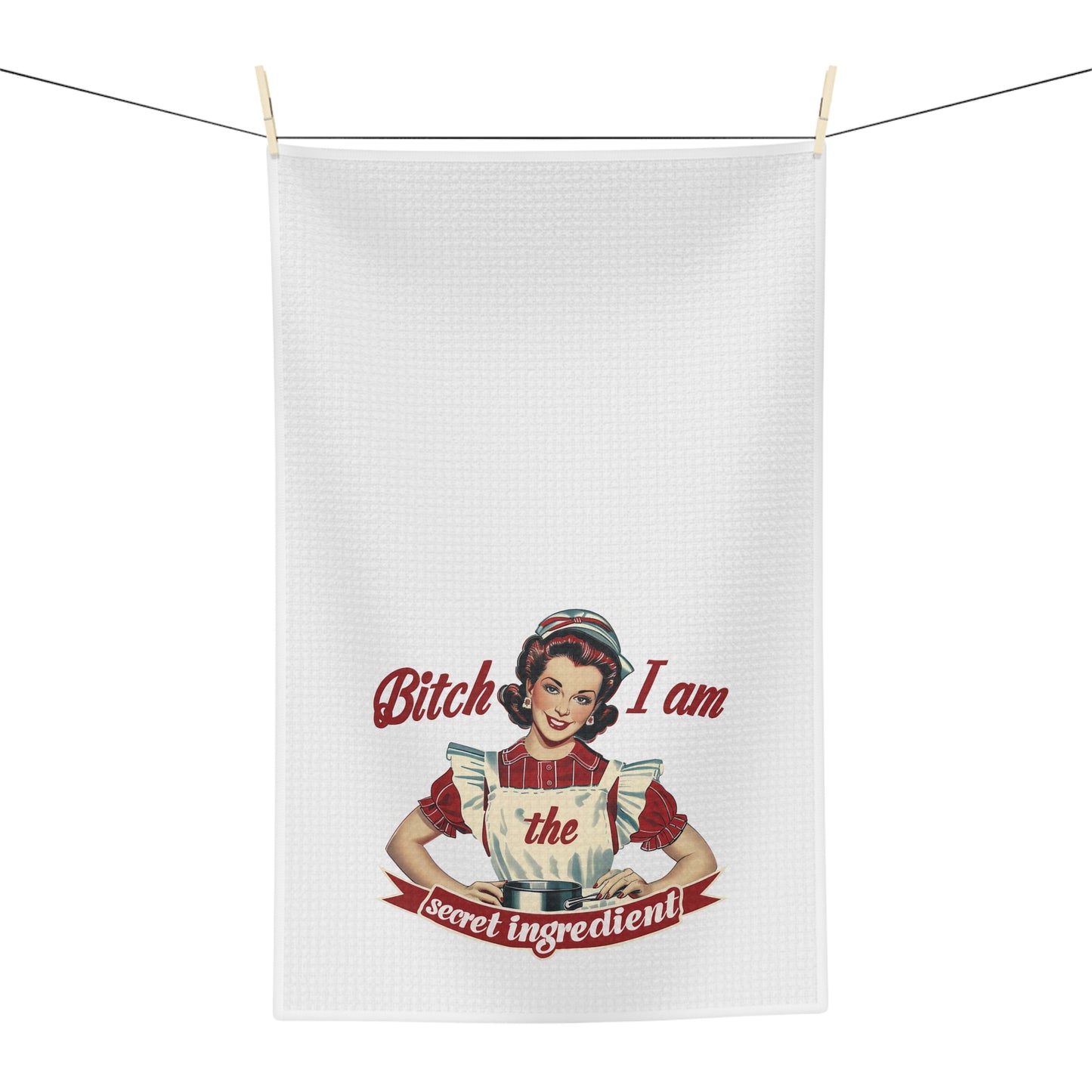 Bitch I am the Secret Ingredient |Microfiber Novelty Tea Towel