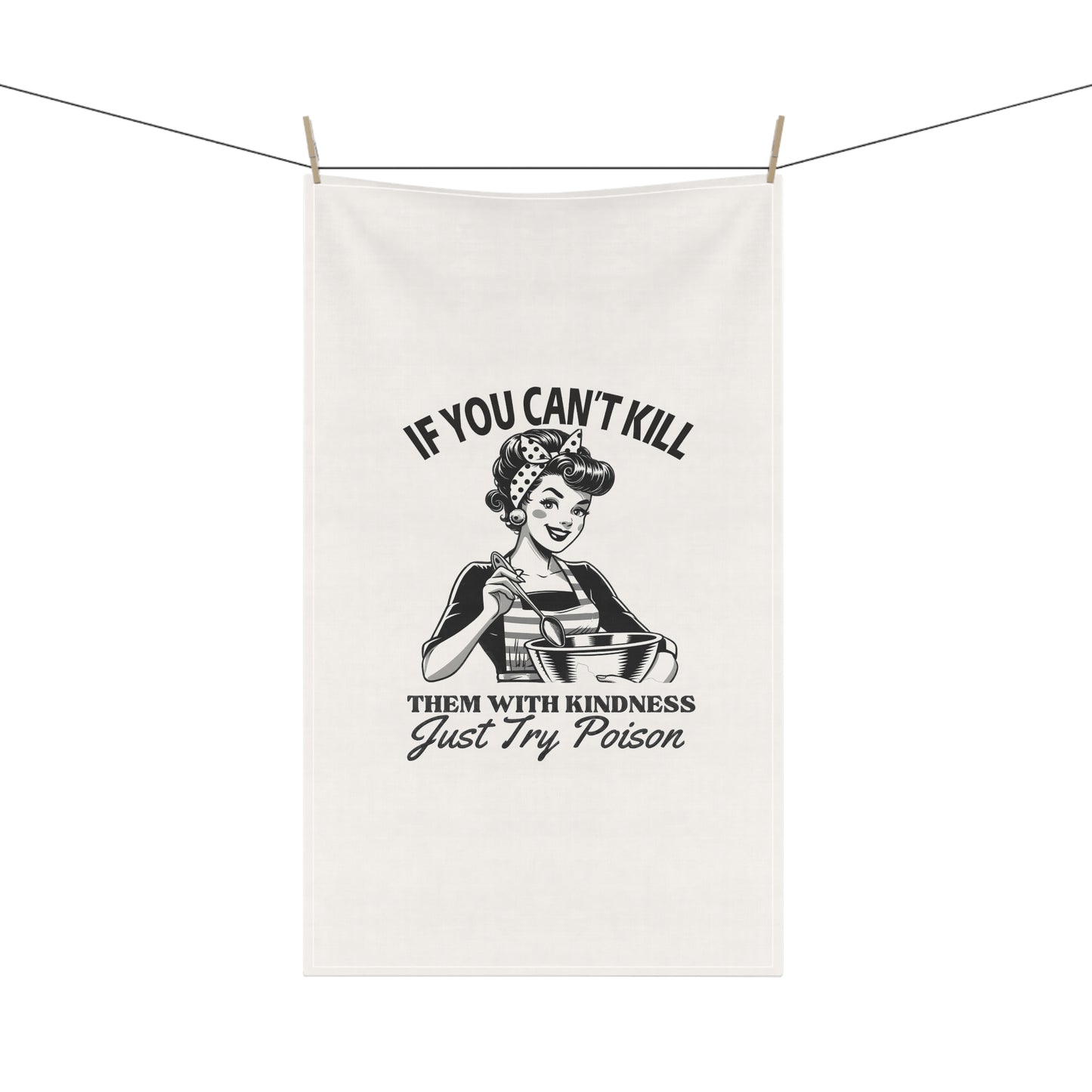 Vintage Print Kitchen Towel