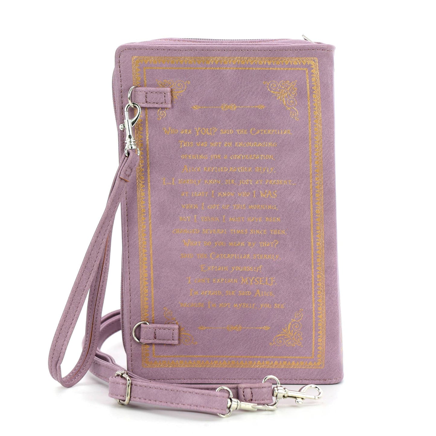 COMECO INC - Alice in Wonderland Book Clutch Bag in Vinyl