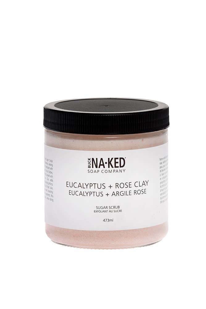 Eucalyptus + Pink Clay Sugar Scrub