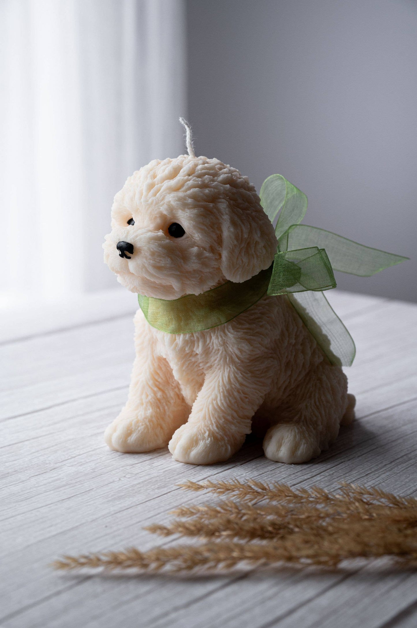 Dog Candle, Aesthetic Room Decor, Doggy Candle, Custom Scent - Vanilla