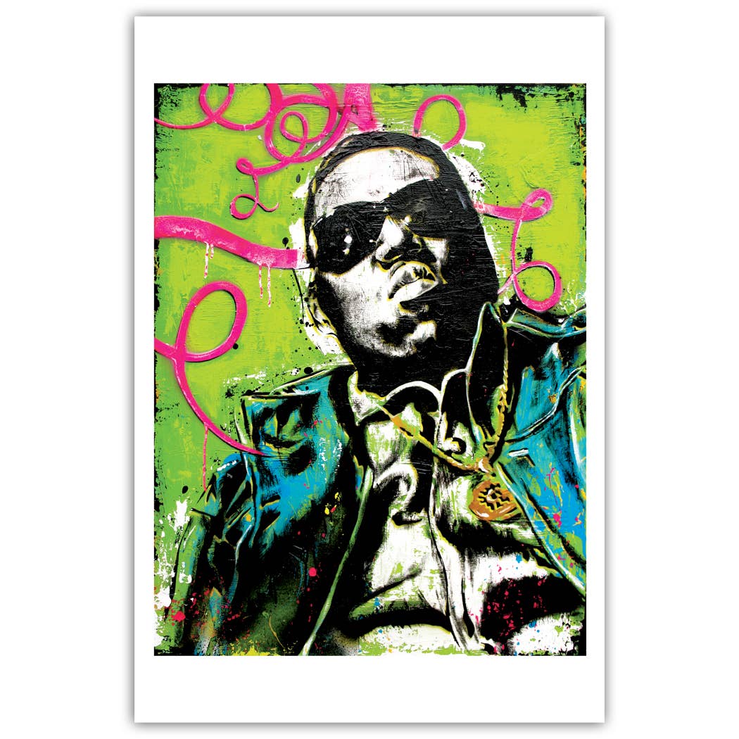 Biggie Smalls Art Print 12 x 18"