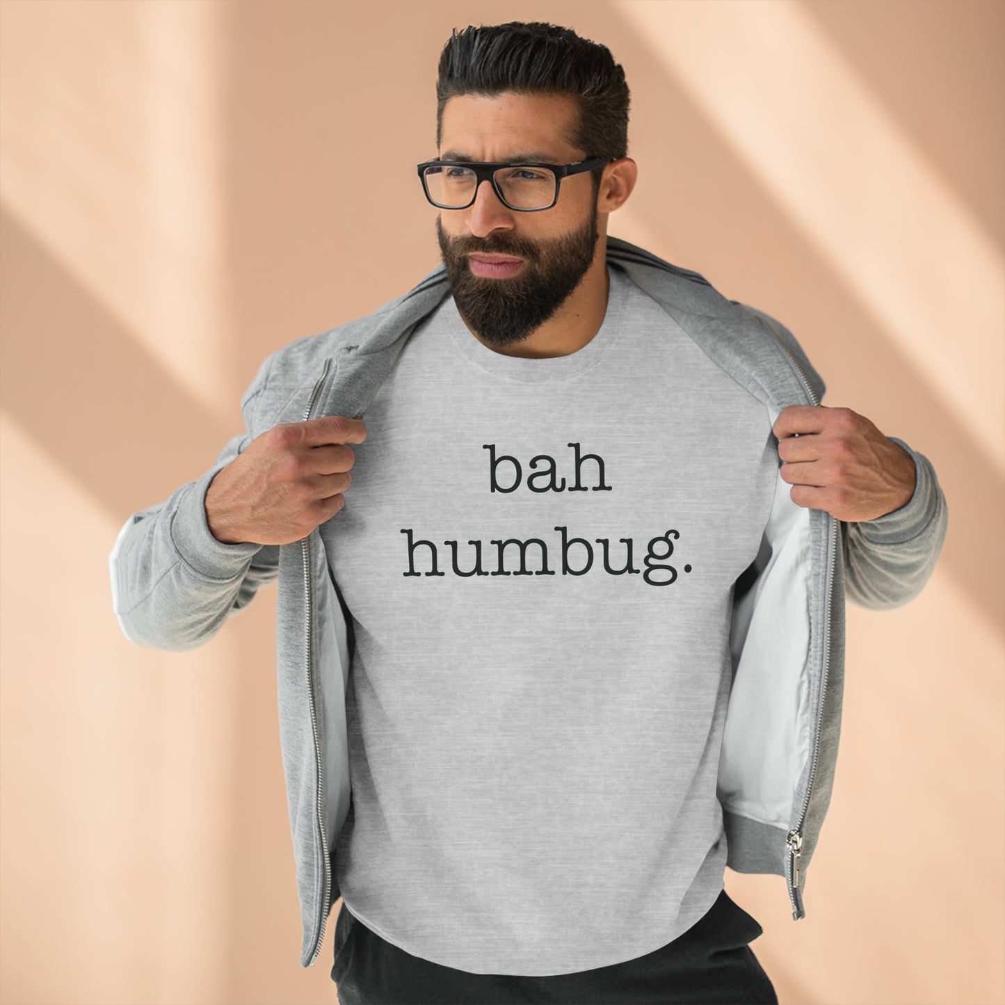 Bah Humbug Premium Unisex Crewneck Sweatshirt