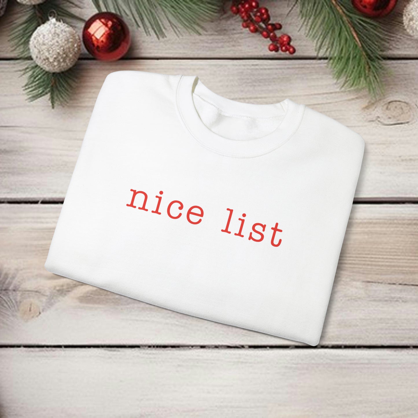 Nice List Unisex Heavy Blend™ Crewneck Sweatshirt