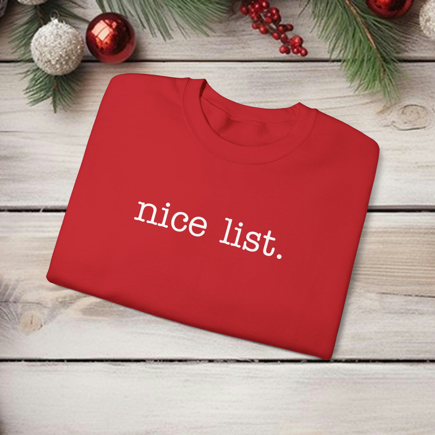 Nice List Unisex Heavy Blend™ Crewneck Sweatshirt