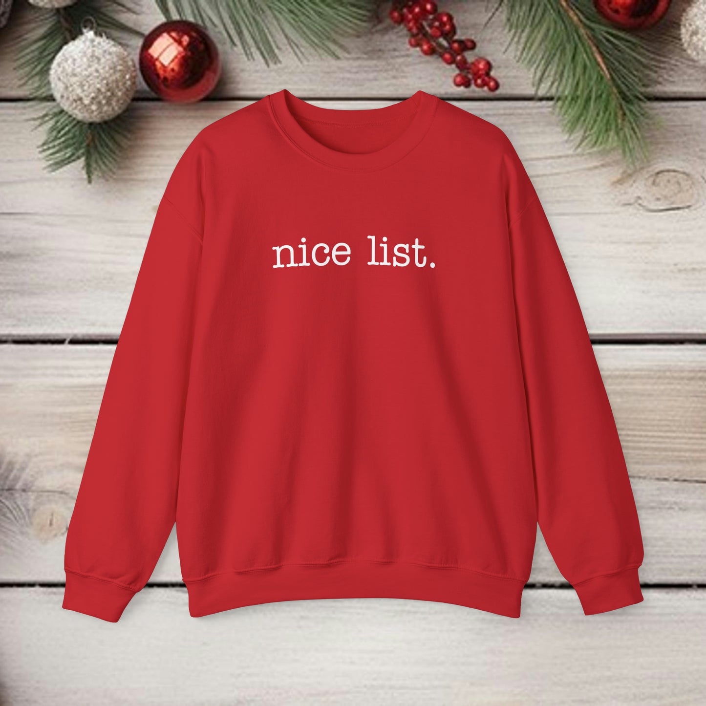 Nice List Unisex Heavy Blend™ Crewneck Sweatshirt