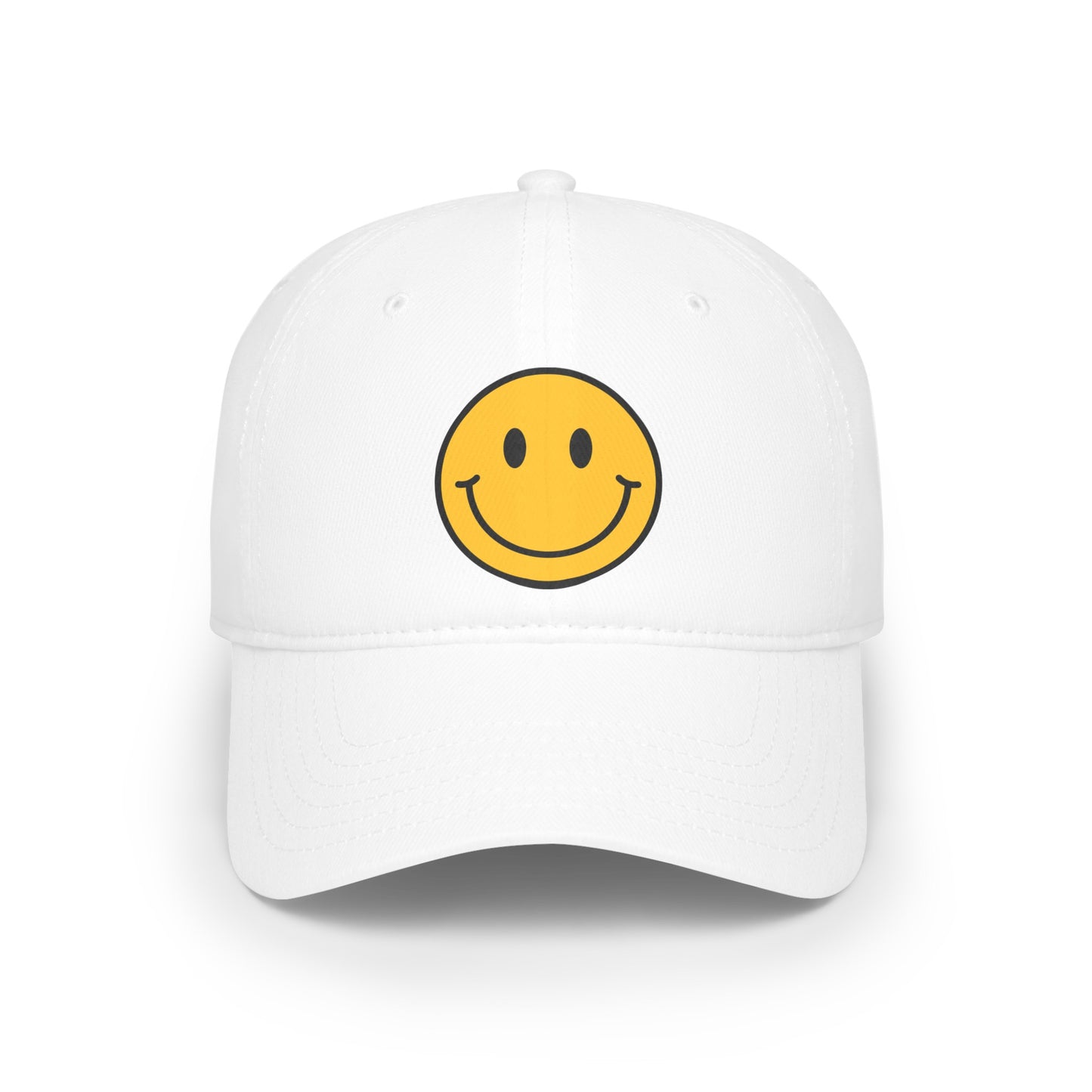 Smile Face Low Profile Baseball Cap