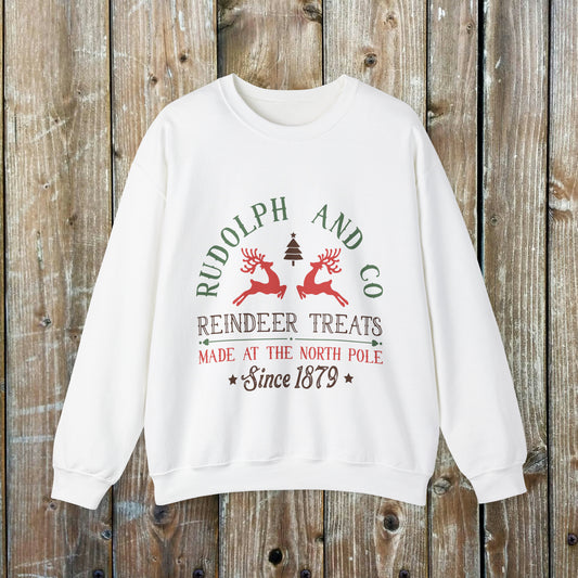 Vintage in color Rudolph and Co Heavy Blend™ Crewneck Sweatshirt