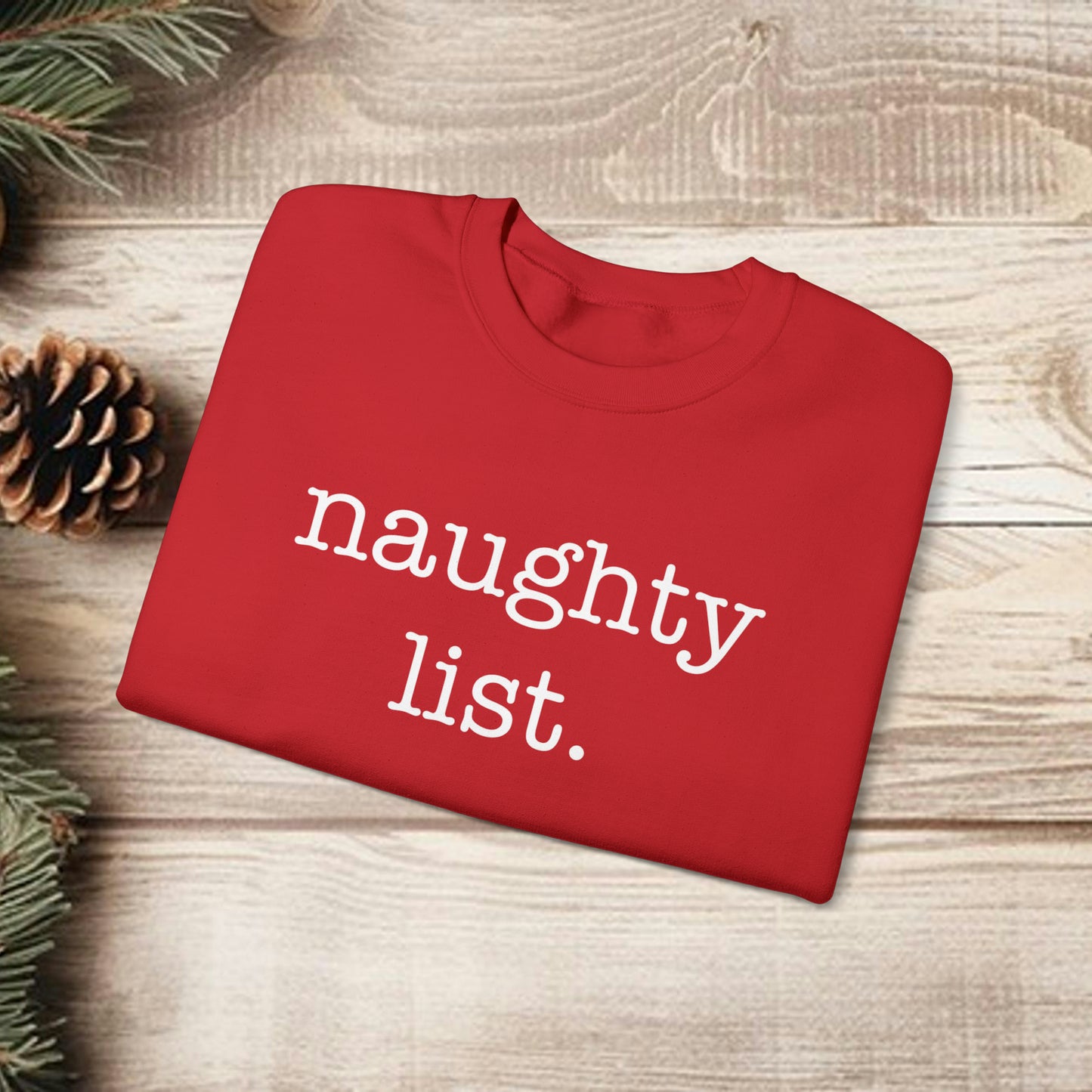 Naughty List Unisex Heavy Blend™ Crewneck Sweatshirt