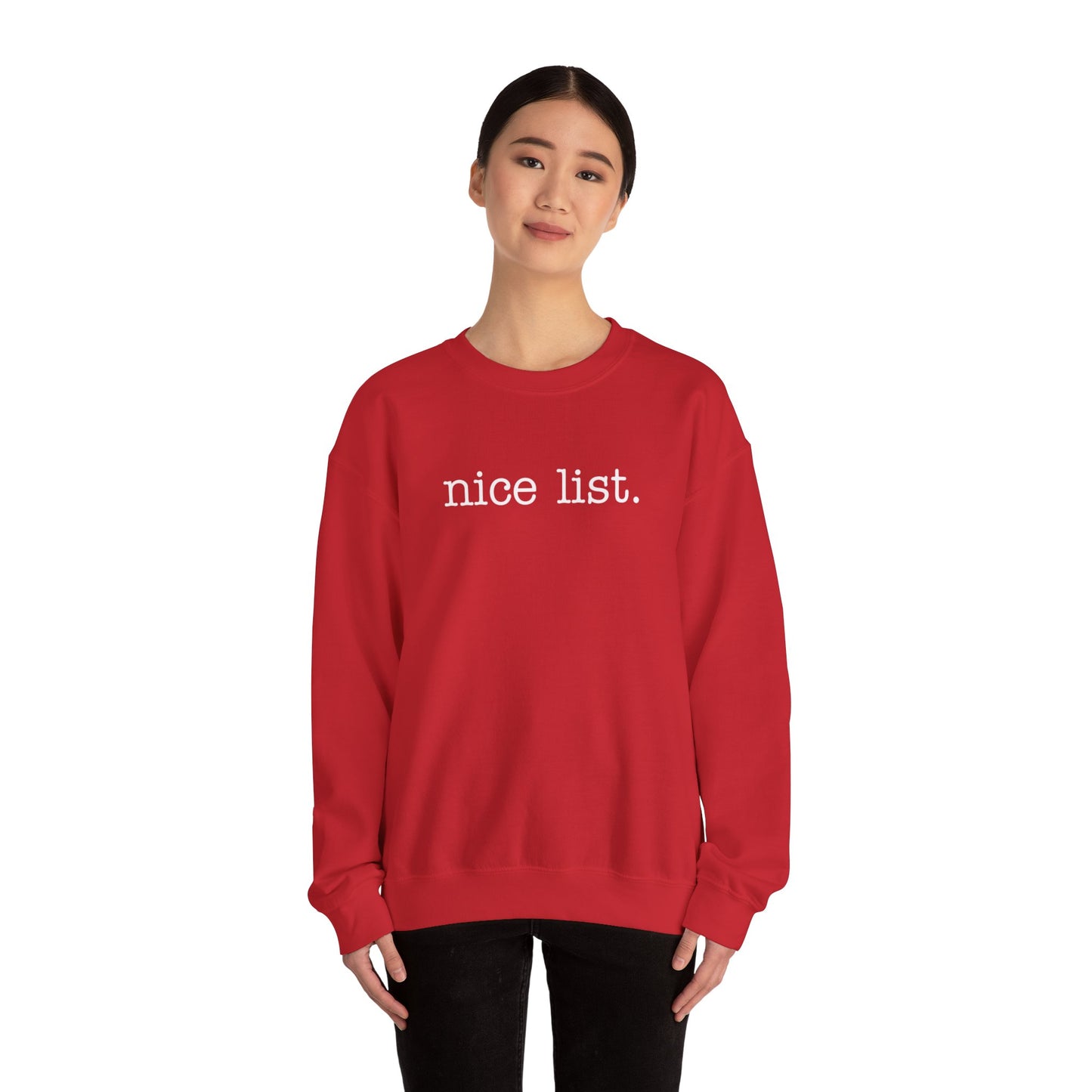 Nice List Unisex Heavy Blend™ Crewneck Sweatshirt