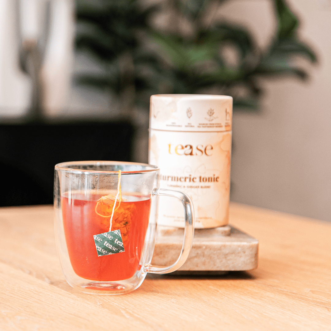 Tease | Wellness Tea Blends + Accessories - Turmeric Tonic Ginger Adaptogen + Superfood Tea Blend