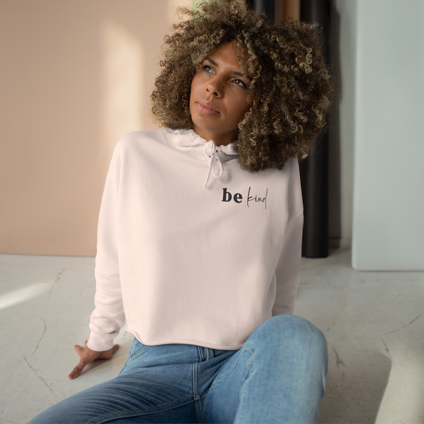 BeKind Crop Hoodie