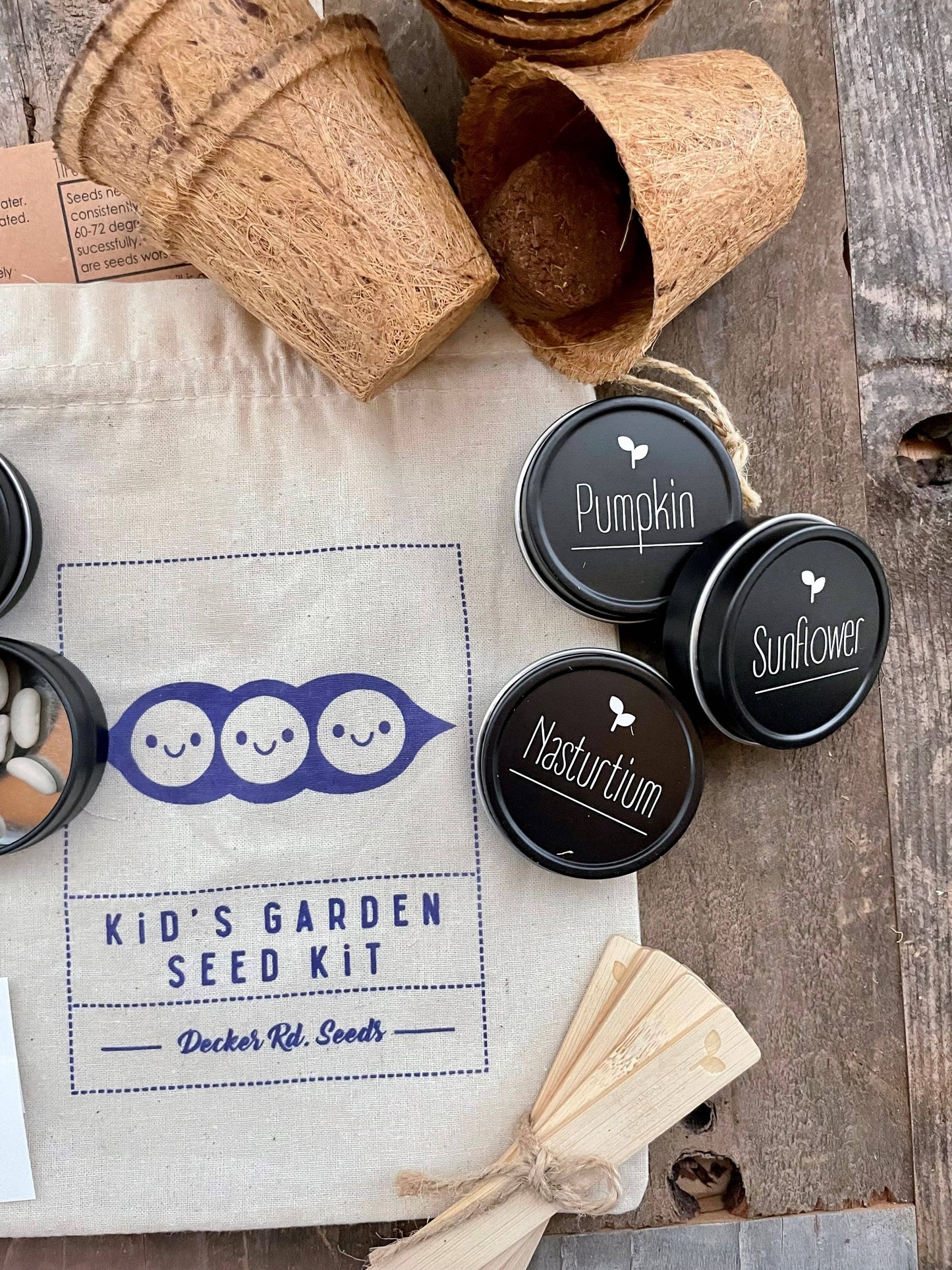 Decker Rd. Seeds - Kid's Garden Seed Kit