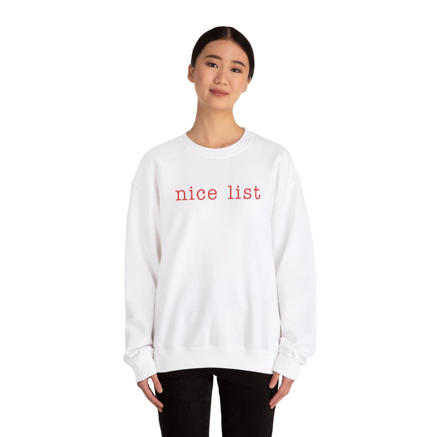 Nice List Unisex Heavy Blend™ Crewneck Sweatshirt