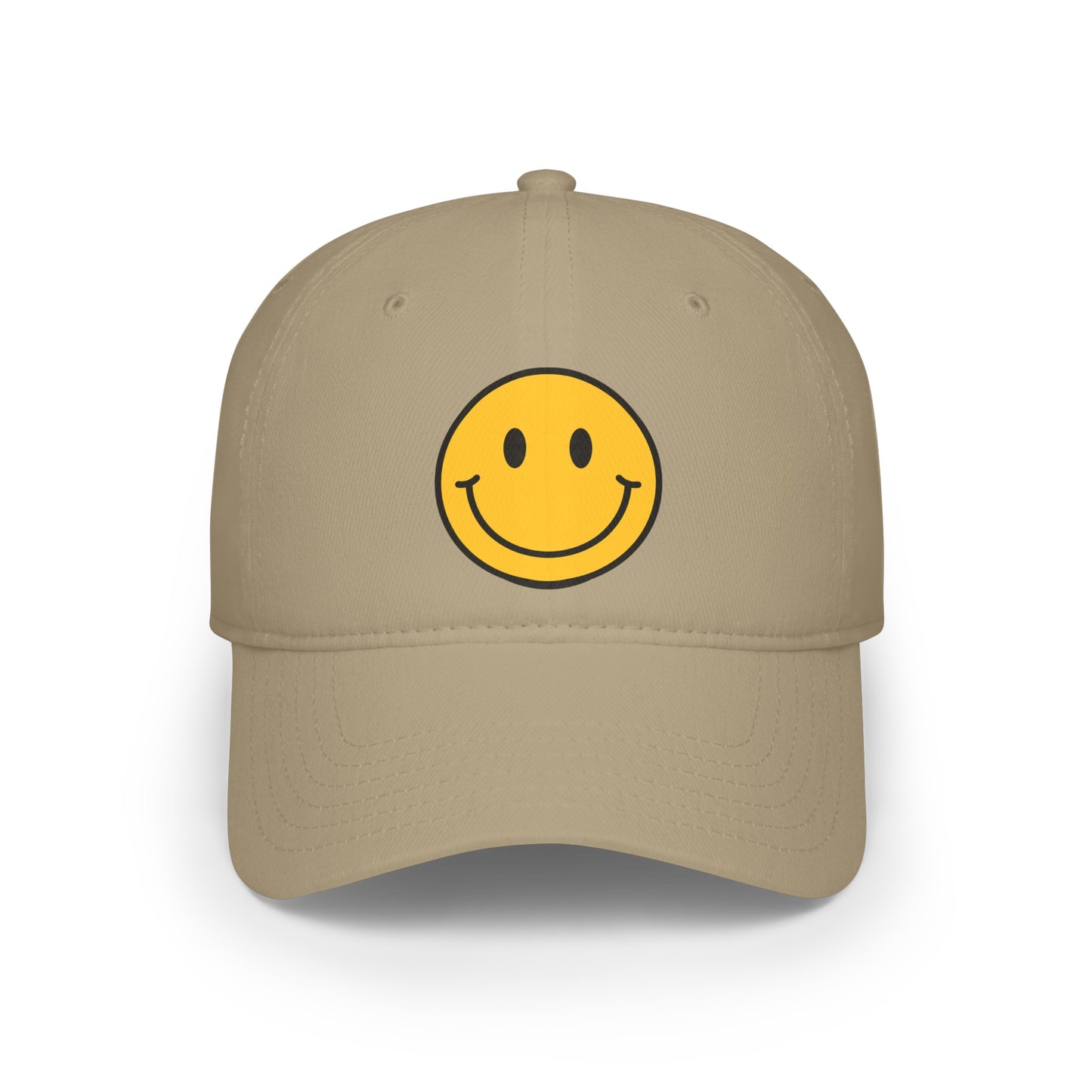 Smile Face Low Profile Baseball Cap