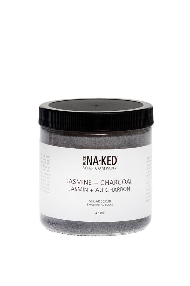 Jasmine + Charcoal Sugar Scrub