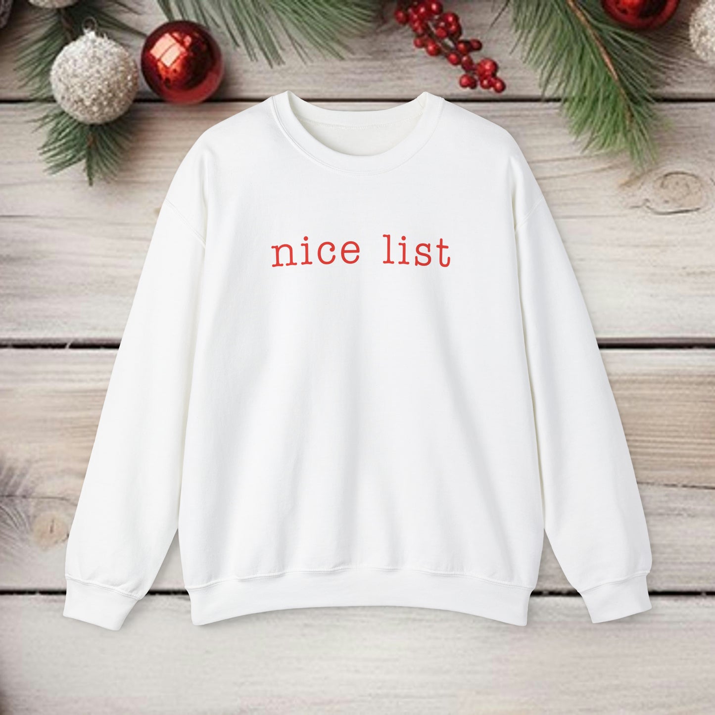 Nice List Unisex Heavy Blend™ Crewneck Sweatshirt