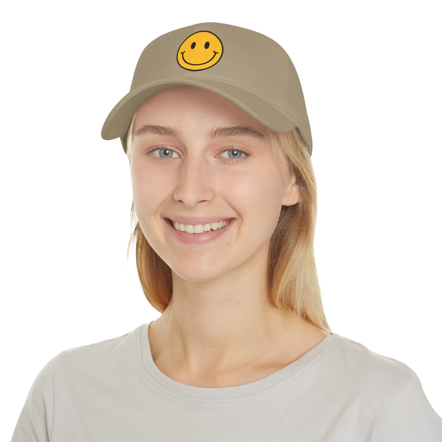 Smile Face Low Profile Baseball Cap