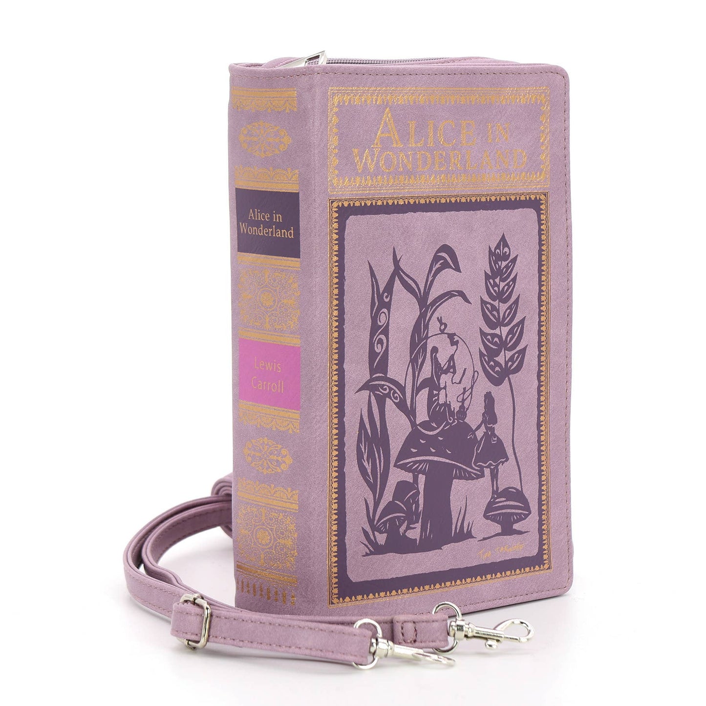 COMECO INC - Alice in Wonderland Book Clutch Bag in Vinyl