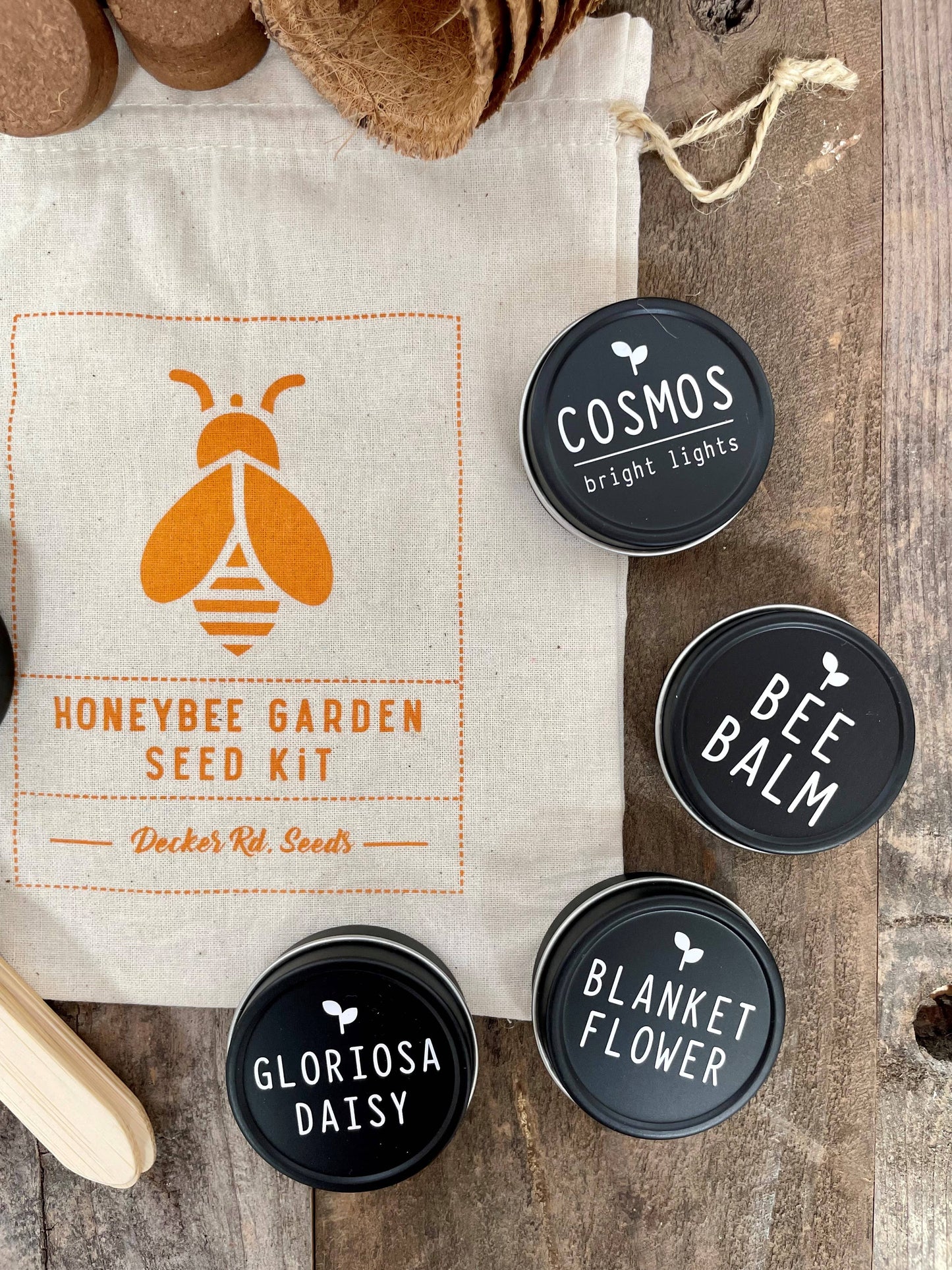 Decker Rd. Seeds - Honey Bee Garden Seed Kit