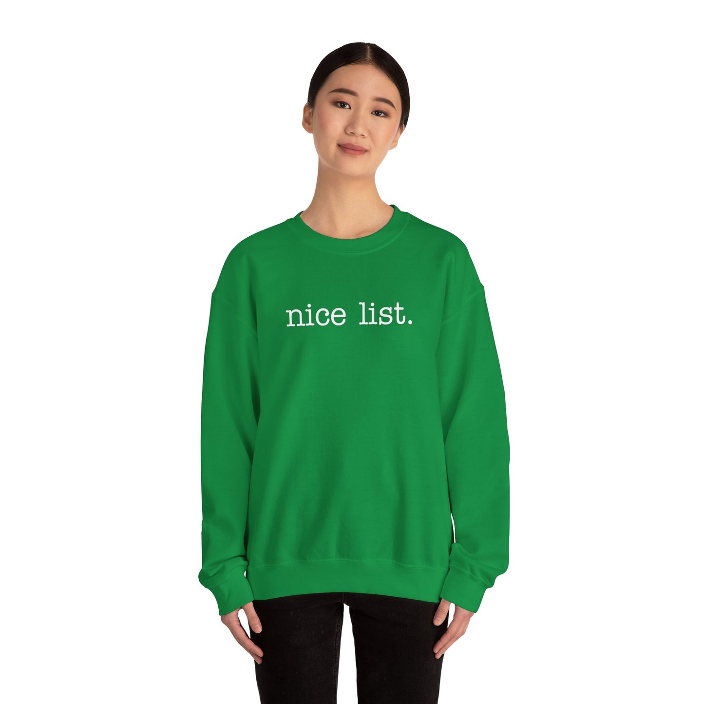 Nice List Unisex Heavy Blend™ Crewneck Sweatshirt