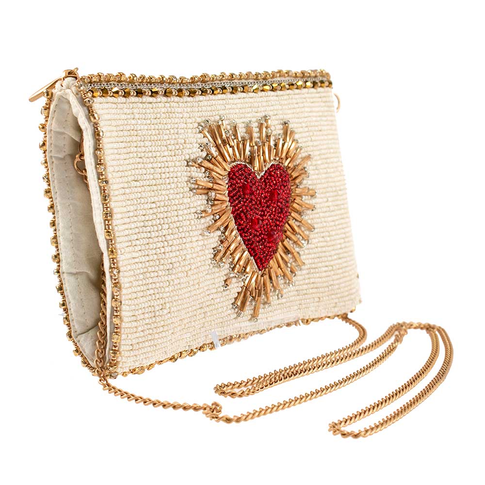 Mary Frances Accessories - Heart Burst Crossbody Phone Bag (pre-order)