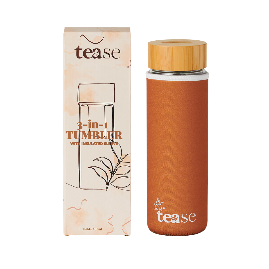 Tease | Wellness Tea Blends + Accessories - 3-in-1 Tumbler | Eco-Friendly Tea, Coffee + Fruit Infuser