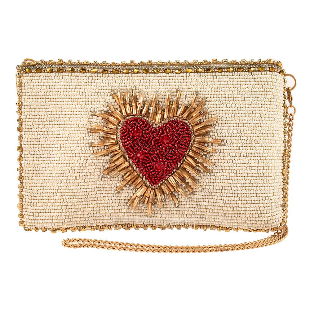 Mary Frances Accessories - Heart Burst Crossbody Phone Bag (pre-order)