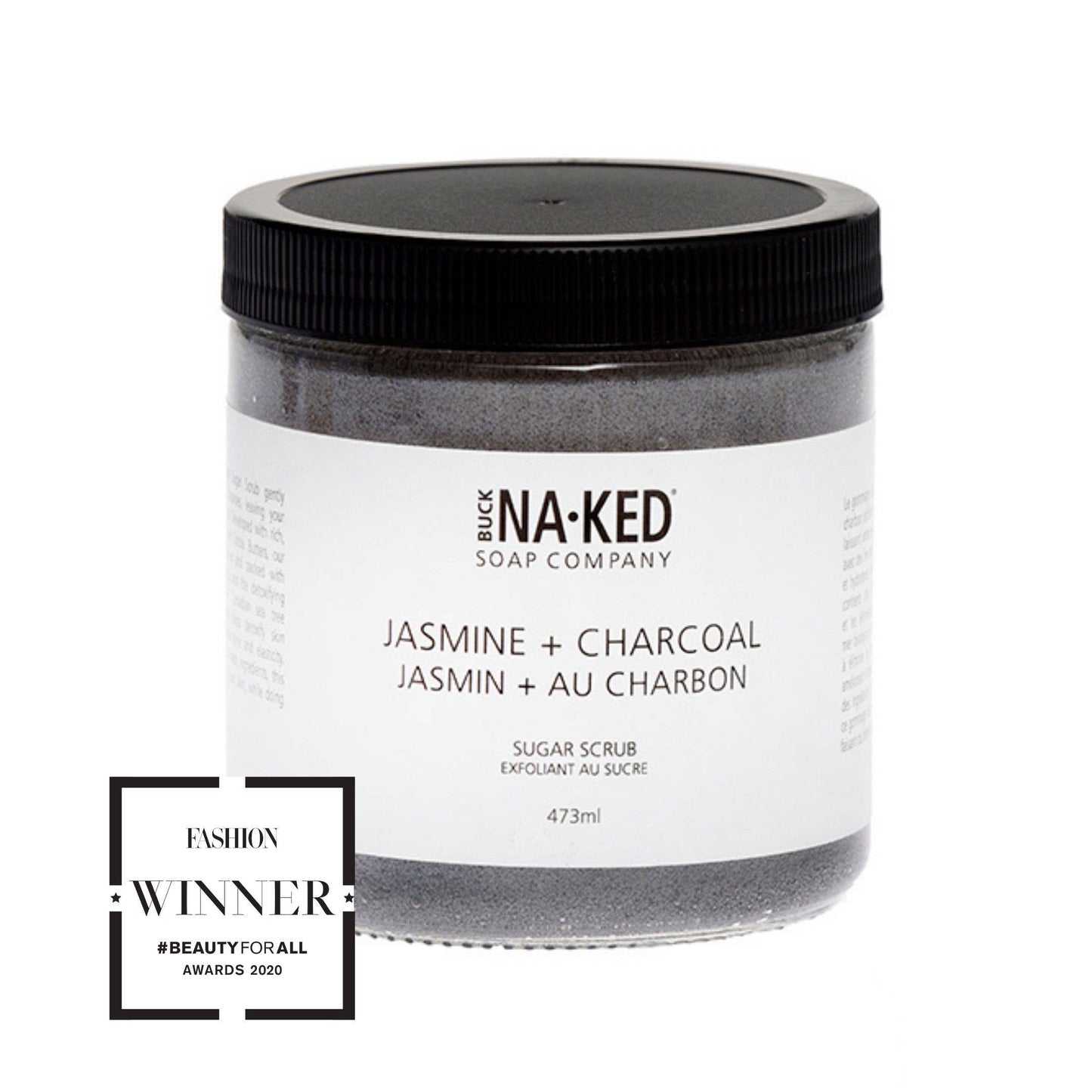 Jasmine + Charcoal Sugar Scrub